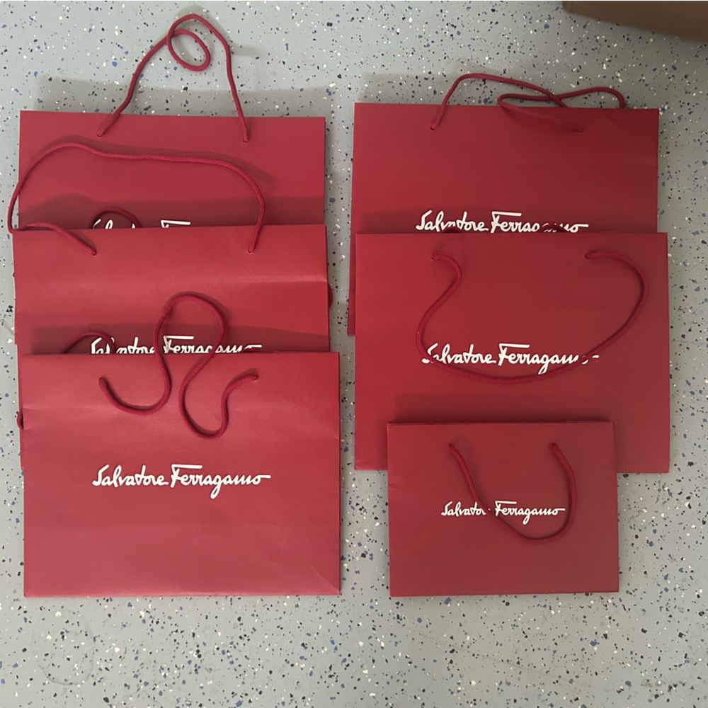Ferragamo Shopping Bags (6 assorted sizes)
